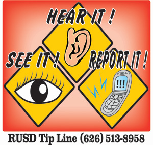RUSD Tip Line